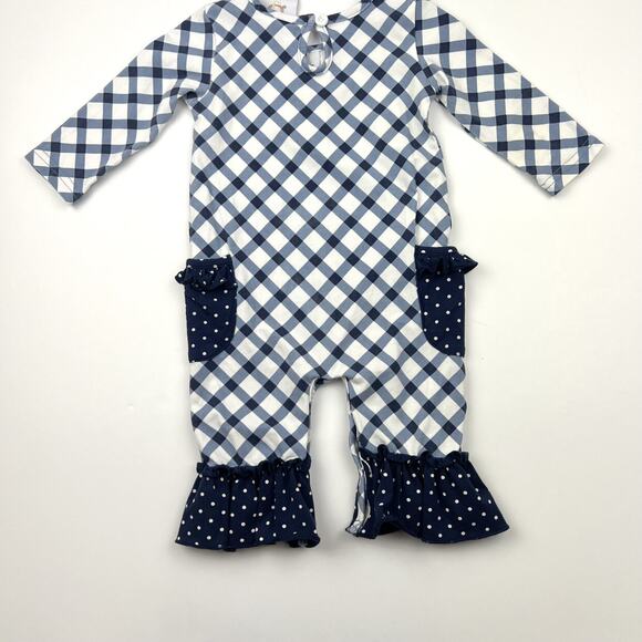 Swoon Baby Blue Nantucket Romper - Picture 6 of 8